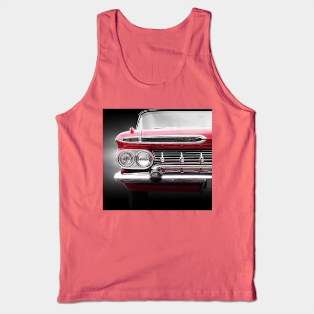 American classic car Impala 1959 Convertible Tank Top by Beate Gube